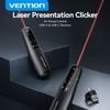  Bút Trình Chiếu Thông Minh VENTION KQP (Red/Green Laser Pointer, with Air Mouse Control, 2.4G, 100m Stable Connection, Low Battery Alert, Seamless Page Navigation) 