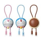  Cáp Sạc Nhanh Cho iPhone 14/15 Series ROCK Doraemon C TO C/C TO L Fast Charge  Sync Cable (Combo Pack (SMILEY X 3 + SWEETHEART X 3 + DORAYAKI X 3), 100W/27W, Doraemon Authentic Licensed) 