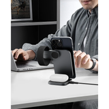  Đế Sạc Không Dây Để Bàn 3-in-1 AUKEY LC-MC312 15W (Qi2, Strong magnetic attraction) 