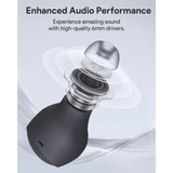  Tai Nghe Không Dây TWS AUKEY EP-M3A (Bluetooth v5.4, 5H, IPX4, Control via app, Crystal Clear Calls) 