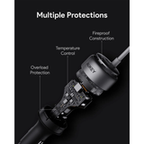  Tẩu Sạc Cho Ô Tô Kèm Cáp Type-C AUKEY Pathfinder Sling CC-P2 75W (1*Type-C + 1*USB-A port) 