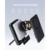  Pin Dự Phòng Không Dây AUKEY MagFusion PB-MS02 10000mAh 30W (Wireless Charging Qi 15W, With Stand) 