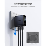  Củ Sạc Nhanh Baseus PicoGo AH22 100W (3*Type-C port, PowerTune 3.0, 3 Charging Modes, Smart Digital Display) 