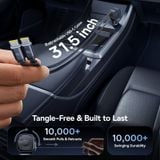  Tẩu Sạc Cho Ô Tô 3C+U Baseus PrimeTrip VR2 Max 60W (With 2*Type-C Retractable Cable) 