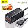  Bộ Sạc Nhanh PowerStrip Baseus GaN3 Pro Desktop Fast Charger 4 in 1 65W/100W (PD/Quick Charge 4.0/QC3.0/AFC/PPS) 