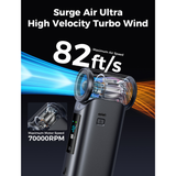  Quạt Cầm Tay Phun Sương Tốc Độ Cao AECOOLY Cold Air Ultra PM01S (7000mAh, Up to 30H, Digital Display, 70000RPM) 