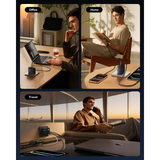  Củ Sạc Nhanh Baseus PicoGo AH11 140W (3*Type-C + 1*USB-A port, Digital Display, Includes Dura Fast Charging Cable C to C 240W 1.5m) 