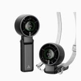  Quạt Cầm Tay AECOOLY Halo 02 5000mAh (7000rpm, 22H, 5-Speed Level Adjustment, Dual Air Channels, Ultra-High Wind Power, Foldable and placed on the desktop, Versatile Handheld/Desktop/Hanging Usage) 