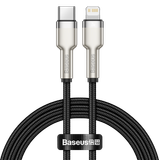  Cáp sạc nhanh C to Lightning 20W cho iPhone 12 Series Baseus Cafule Metal Series (20W, Type C to Lightning Fast charge  Data Cable) 