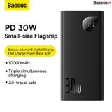  Pin Sạc Dự Phòng Sạc Nhanh Baseus Adaman2 Digital Display Fast Charge Power Bank 10000mAh 30W (Adaman Gen2, PD/QC/SCP/FCP/AFC Multi Quick Charge Support) 