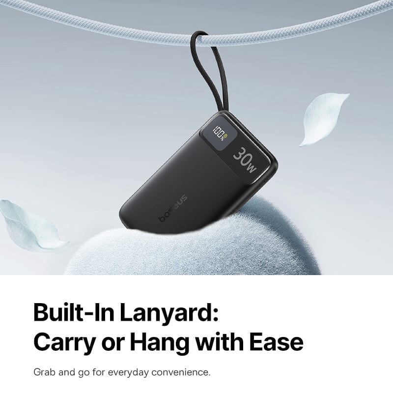  Pin Dự Phòng Baseus EnerFill FC11 30W (10000mAh/20000mAh, 1*Type-C + 1*USB-A port, Digital Display) 
