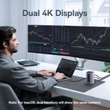  Hub Mở Rộng Đa Năng 12-in-1 Baseus NU1 Air Spacemate (USB-C to 2*HDMI 4K@60Hz+2*USB-C (10Gbps)+2*USB-A (5Gbps)+2*USB-A (480Mbps)+1*RJ45+SD/TF 3.0+1*USB-C (PD)) 