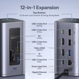  Hub Mở Rộng Đa Năng 12-in-1 Baseus NU1 Air Spacemate (USB-C to 2*HDMI 4K@60Hz+2*USB-C (10Gbps)+2*USB-A (5Gbps)+2*USB-A (480Mbps)+1*RJ45+SD/TF 3.0+1*USB-C (PD)) 
