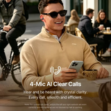  Tai Nghe Kẹp Tai Không Dây Baseus Bowie MC2 (Bluetooth v6.0, 13H, Hi-Res Audio, IP67, SuperBass 3.0, CloudComfort 2.0, Al-Powered Daily Assistant) 