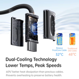  Cáp Sạc Nhanh C to C Baseus FrostCore 60W (1.2m/2m, 480Mbps, Support Apple CarPlay) 