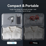  Cáp Sạc Dây Rút Đa Năng 3-in-1 C to L+2C VENTION TRK 100W (1.1m, 5A, 480Mbps) 