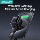  Củ Sạc Nhanh C+A USAMS CC270 30W (GaN Charger) 