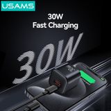  Củ Sạc Nhanh C+A USAMS CC270 30W (GaN Charger) 