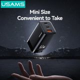  Củ Sạc Nhanh 2C+A USAMS CC272 / CC265 67W (GaN Charger, 3 Port, CC272 chân dẹp / CC265 chân tròn) 