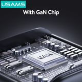  Củ Sạc Nhanh 2C+A USAMS CC272 / CC265 67W (GaN Charger, 3 Port, CC272 chân dẹp / CC265 chân tròn) 