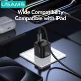  Củ Sạc Nhanh C+A USAMS CC270 30W (GaN Charger) 