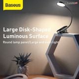  Đèn kẹp đọc sách Baseus Mini – Ánh sáng dịu mắt, 3 mức sáng, pin sạc 350mAh, dùng 24h, chân kẹp tiện dụng 