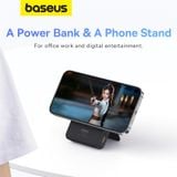  Pin Sạc Không Dây Nam Châm Baseus MagPro Magnetic Bracket Wireless 5000mAh 20W ( tích hợp chân đế giữ điện thoại) 
