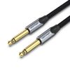  Dây cáp âm thanh chất lượng cao AUX Audio 6.35 VENTION BASHG (Cotton Braided, 1.5M, AUX Cable 6.35mm) 