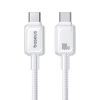  Cáp Sạc Nhanh C to C Baseus Crystal-Clear 100W (480Mbps, Dual-Layer Protection) 