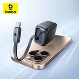  Củ Sạc Nhanh Baseus EnerCore CJ11 45W (1*Type-C port + 82cm Type-C Built-in Cable, AI-Powered Real-Time Monitoring) 