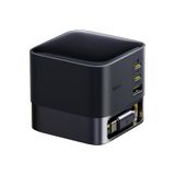  Củ Sạc Nhanh Để Bàn Baseus Super GaN 100W (GaN6 Technology, with 0.8m Retractable Type-C Cable + 2*Type-C + 1*USB-A port) 