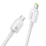  Cáp Sạc Nhanh C to C Baseus Crystal-Clear 100W (480Mbps, Dual-Layer Protection) 