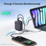  Củ Sạc Nhanh Baseus EnerCore CJ11 45W (1*Type-C port + 82cm Type-C Built-in Cable, AI-Powered Real-Time Monitoring) 