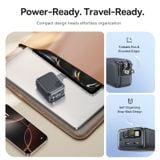  Củ Sạc Nhanh Baseus EnerCore CJ11 67W (2*Type-C port, With 82cm Type-C Built-in Cable, AI-Powered Real-Time Monitoring) 