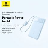  Pin Dự Phòng Baseus EnerFill FC11 22.5W (10000mAh/20000mAh, Digital Display, with Dual Built-in Cables) 