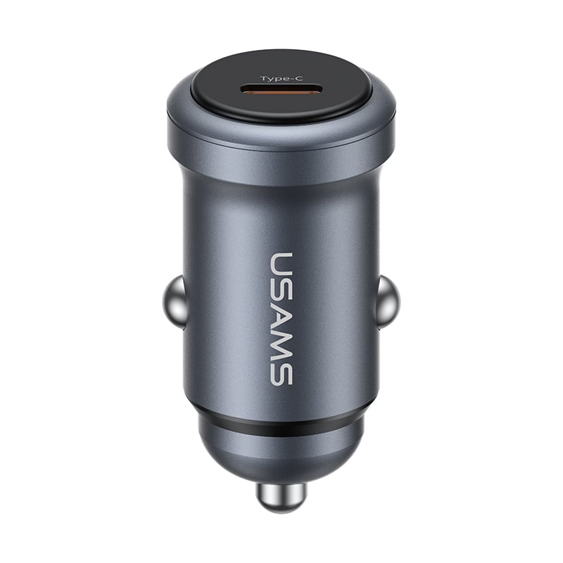 Tẩu sạc nhanh USAMS CC321 Single-Port PD 30W Aluminum Alloy Car Charger - TARNISH Tẩu sạc nhanh USAMS CC321 Single-Port PD 30W Aluminum Alloy Car Charger - TARNISH