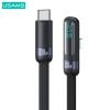  Cáp Sạc Nhanh C to Lightning USAMS SJ652 30W (Digital Display, 1.2m, 480Mbps, Right-angle cable) 