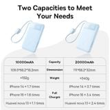  Pin Dự Phòng Baseus EnerFill FC11 22.5W (10000mAh/20000mAh, Digital Display, with Dual Built-in Cables) 