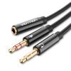  Dây cáp âm thanh chất lượng cao AUX Audio 2 in 1 VENTION BBT (AUX Cable 3.5mm) 