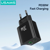  Củ Sạc Nhanh C+A USAMS CC316 30W (Trickle Charging Mode, Multiple Protection) 