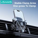  Giá Đỡ Điện Thoại Cho Ô Tô USAMS ZJ090 (Air Vent Version, For 4.5-6.9" Mobile Phones) 