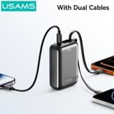  Pin Dự Phòng Kèm Cáp Type-C + Lightning USAMS CD279 PB98 G657-2 20000mAh 22.5W (Digital Display, CCC / 3C Certification) 