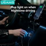  Tẩu Sạc Cho Ô Tô USAMS CC320 2.4A (2*USB-A Port) 