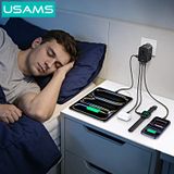  Củ Sạc Du Lịch Toàn Cầu Đa Năng USAMS CC334 T72 100W (3*Type-C + 1*USB-A ports, US/AU/UK/EU) 