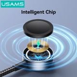  Cáp Sạc Nhanh C to 2C+Apple Watch Wireless Charger USAMS SJ785 72W (1.2m, 480Mbps) 