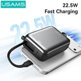  Pin Dự Phòng Kèm Cáp Type-C + Lightning USAMS CD279 PB98 G657-2 20000mAh 22.5W (Digital Display, CCC / 3C Certification) 