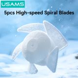 Quạt Mini Cầm Tay USAMS ICE01 3W (500mAh, 2H, 3-gears of Wind) 