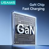  Củ Sạc Du Lịch Toàn Cầu Đa Năng USAMS CC334 T72 100W (3*Type-C + 1*USB-A ports, US/AU/UK/EU) 