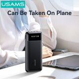  Pin Dự Phòng Kèm Cáp Type-C+Lightning+Micro USAMS CD273 10000mAh 10W (CCC / 3C Certification, LED Display) 
