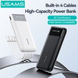  Pin Dự Phòng Kèm Cáp Type-C+Lightning+Micro USAMS CD273 10000mAh 10W (CCC / 3C Certification, LED Display) 